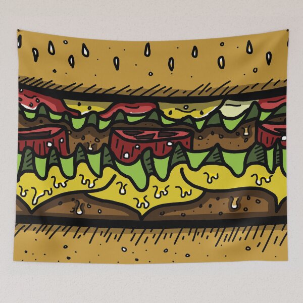 Item preview, Burger designed and sold by TULSAFLAGSHOP.