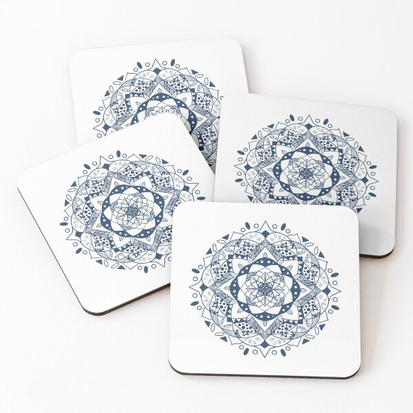 Item preview, Navy Blue Mandala  designed and sold by izzymariearts.