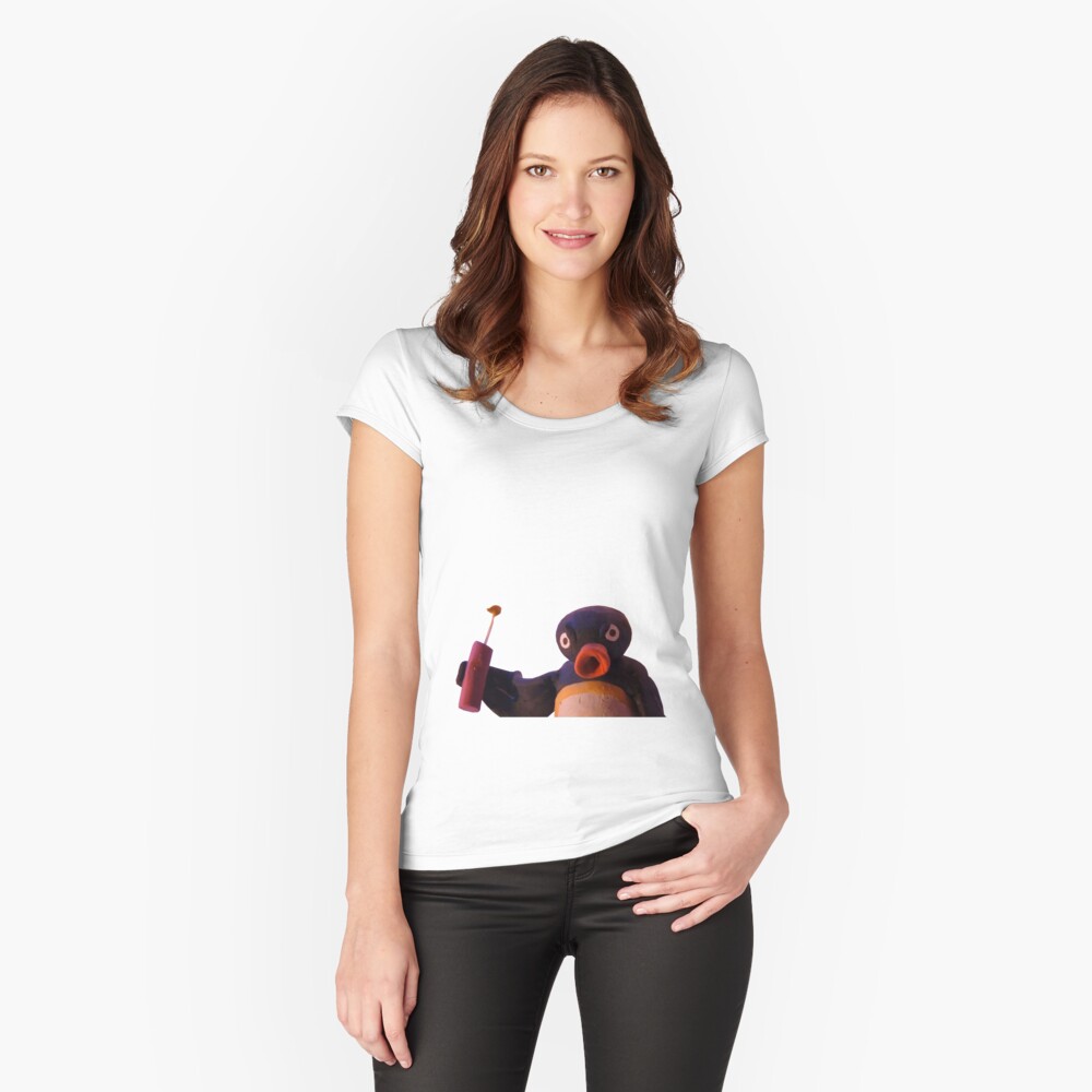 Vista previa del artículo con la obra «Camiseta entallada de cuello ancho», diseñado y vendido por Luseres.