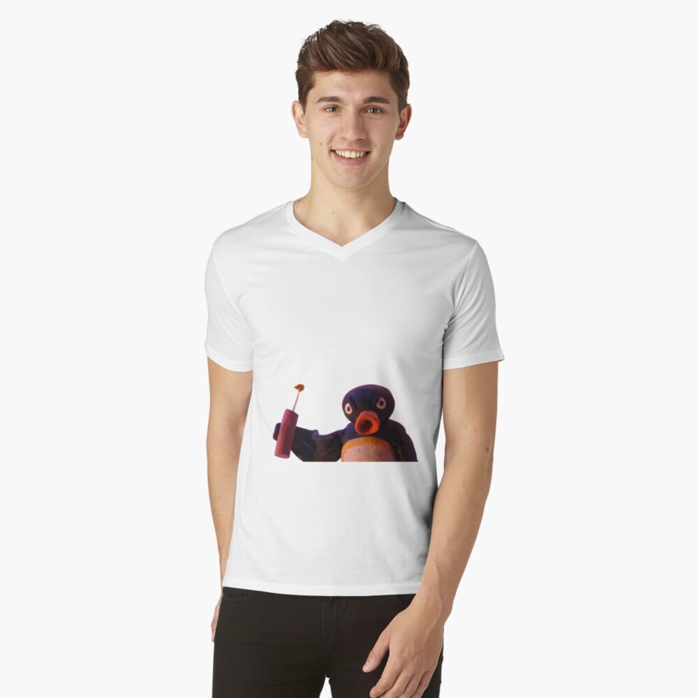 Vista previa del artículo con la obra «Camiseta de cuello en V», diseñado y vendido por Luseres.