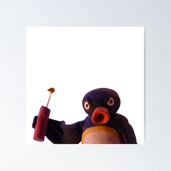 Vista previa del artículo con la obra «Pingu explosivo», diseñado y vendido por Luseres.