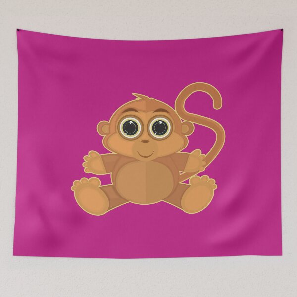 Item preview, Monkey - Pink designed and sold by Adamzworld.