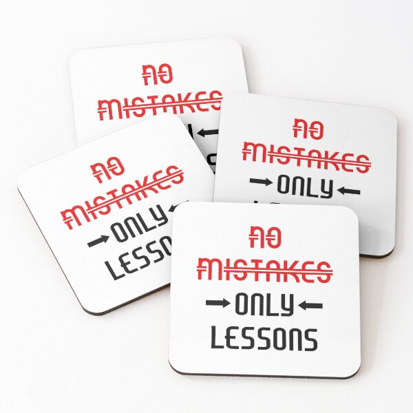 Item preview, No Mistakes Only Lessons - Light designed and sold by 4wordsmovement.