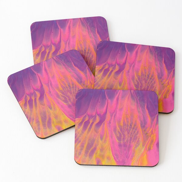 Item preview, Candy Coated Gold Fire Abstract Painting designed and sold by Daydreamer Alley.
