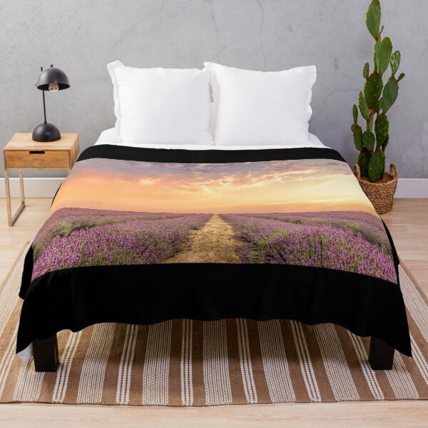 Item preview, LAVENDER FIELDS SUNSET designed and sold by lindaully.