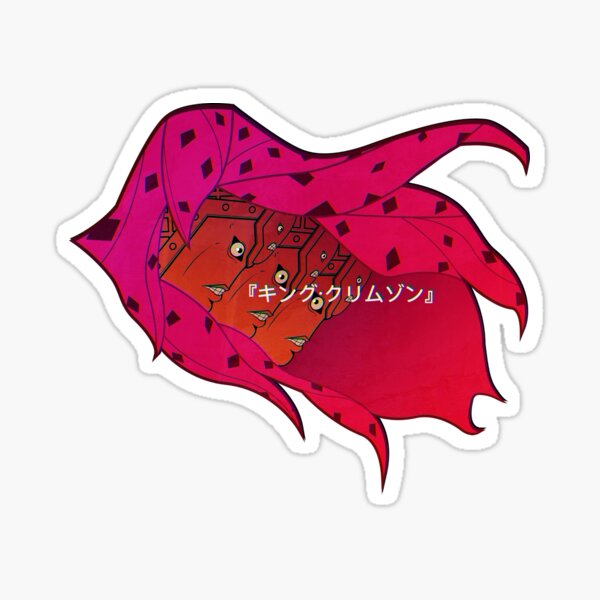 Emperor Crimson Stickers Redbubble - king crimson in bags roblox