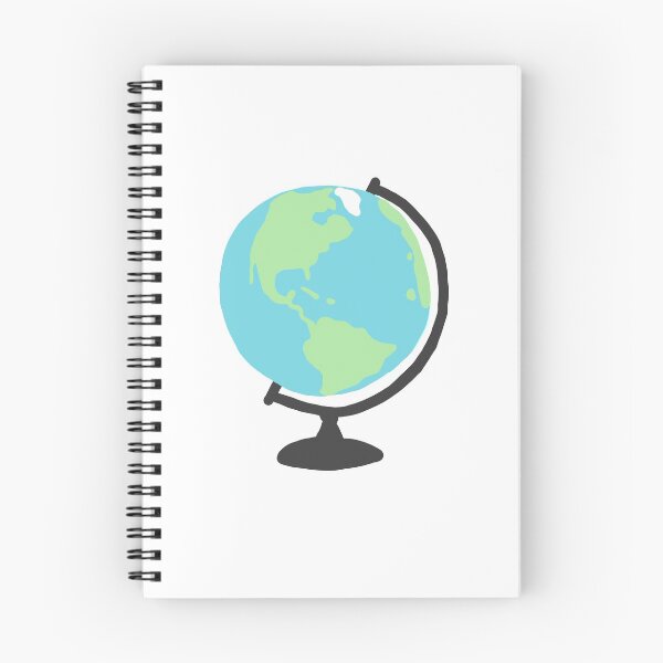 Item preview, Simple Cartoon Globe designed and sold by Mazie Kate.