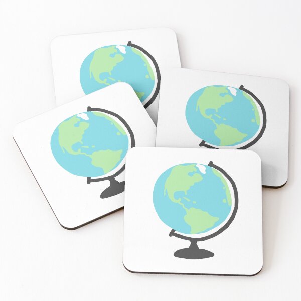 Item preview, Simple Cartoon Globe designed and sold by Mazie Kate.
