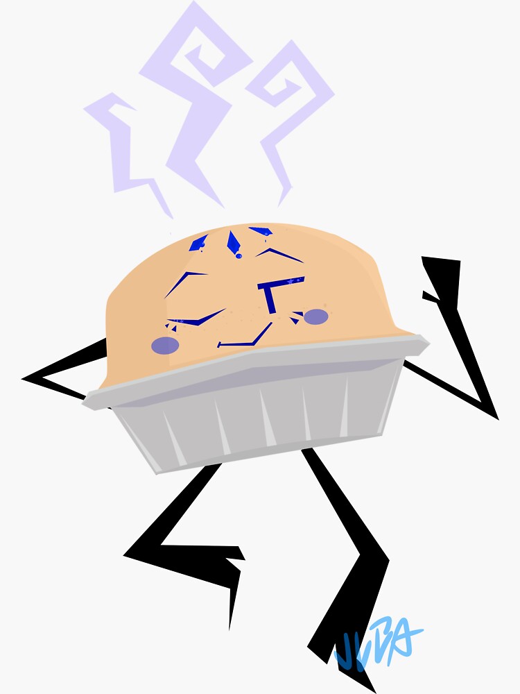 "BFB Pie Sticker" Sticker for Sale by IceMintFreeze Redbubble