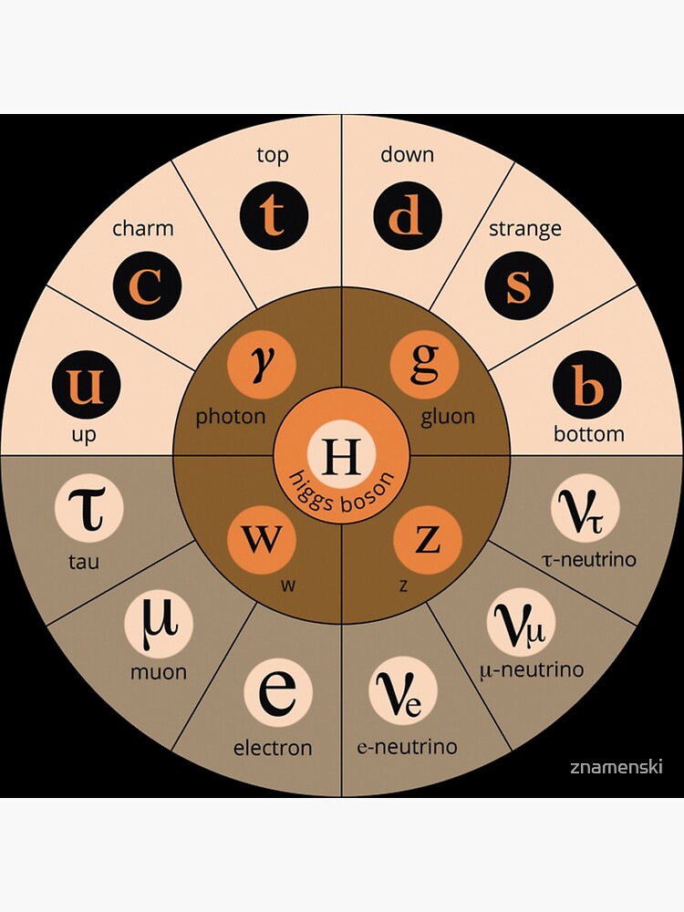 #Standard #Model of #Particle #Physics. Interactions: electromagnetic, weak, strong. Elementary: electron, top quark, tau neutrino, Higgs boson, ... by znamenski