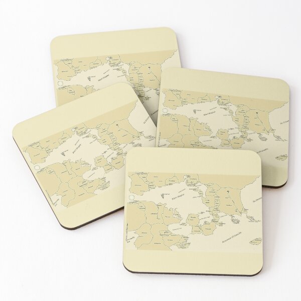Item preview, Map of Legacies World [Parchment] designed and sold by LegaciesLARP.
