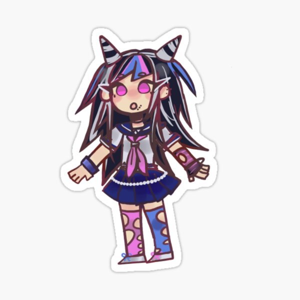 Ibuki Mioda Pixel Sprite Sticker By Ellalune Pixel Art, Pixel, Pixel ...