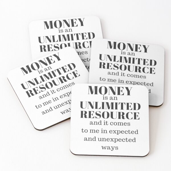 Item preview, Money is an Unlimited Resource Mug - Law of Attraction Coffee Mug - Affirmation for Manifestation - Unique Gift designed and sold by Linda Roisum.