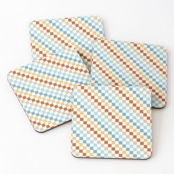 Item preview, Beach Colors Checkerboard Pattern designed and sold by dallastxart.