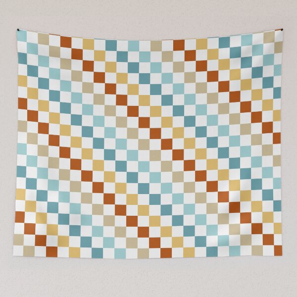 Item preview, Beach Colors Checkerboard Pattern designed and sold by dallastxart.