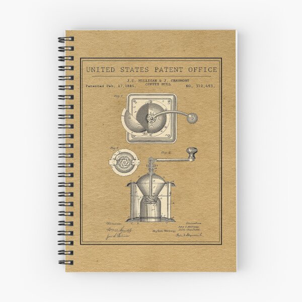 Item preview, United States Patent - Coffee Mill Hand Grinder 1885 designed and sold by Quentin1984.