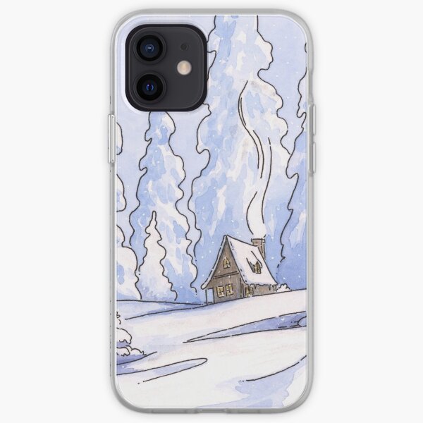 Winter Cabin iPhone Soft Case