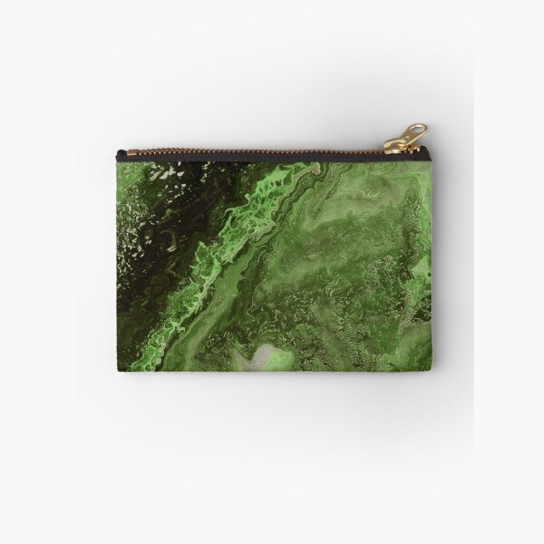 Item preview, Absinthe Peridot and Emerald Fluid Pour designed and sold by GingerEccentric.