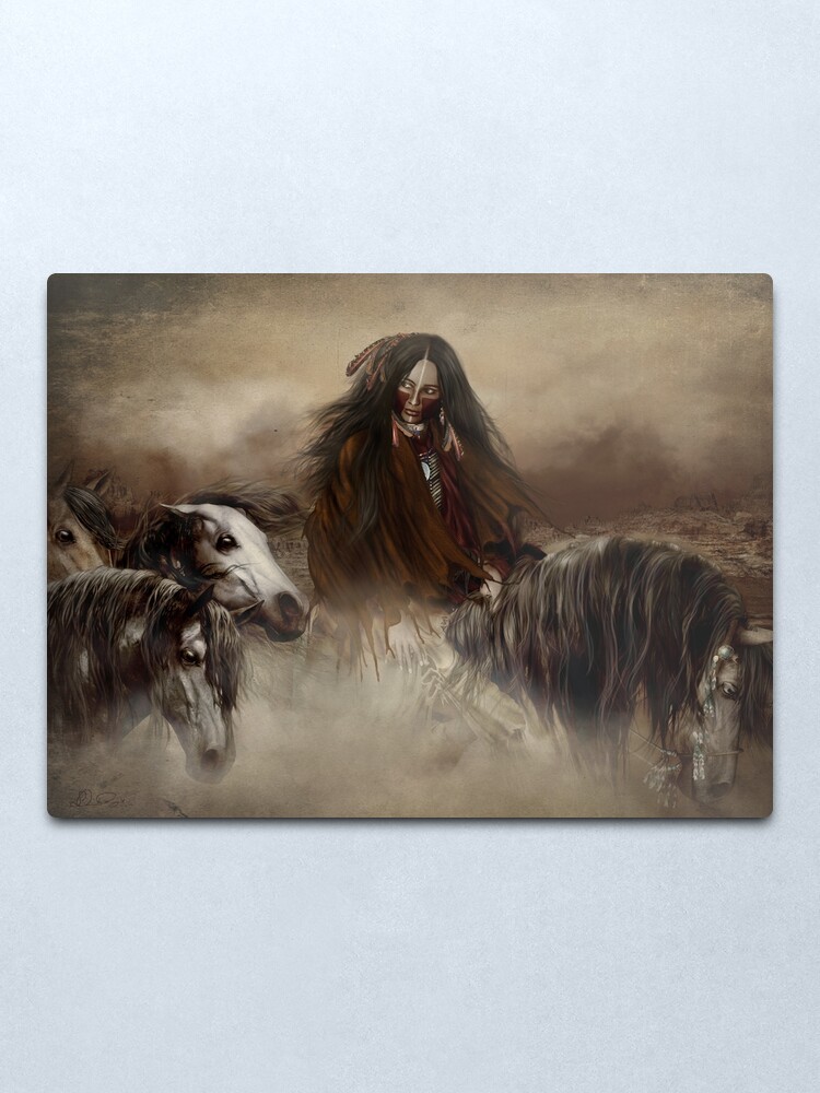 Alternate view of Spirit Guides Horse Spirit Guides Metal Print
