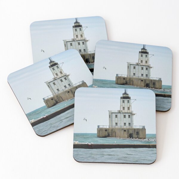 Item preview, Milwaukee Lighthouse on Lake Michigan designed and sold by bertsworks300.