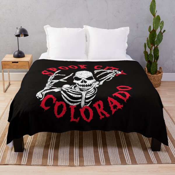 Item preview, Halloween Nightmare SkullClaw Skeleton Welcomes You To Spook City Colorado designed and sold by walkingrock.