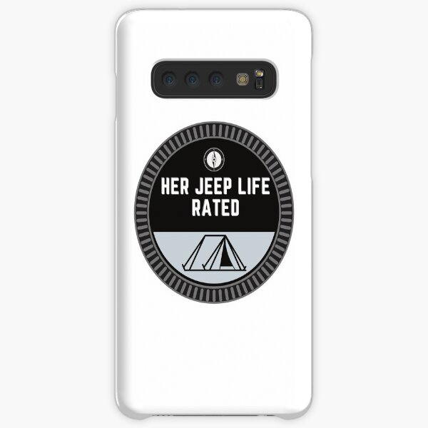 Her Jeep Life Trail Rated Hobby Badge - Camping Samsung Galaxy Snap Case