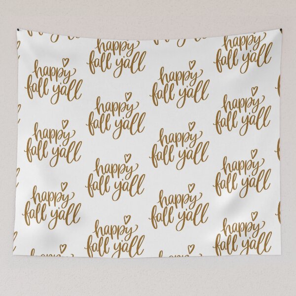 Item preview, happy fall y’all designed and sold by Kerry Pritchard.