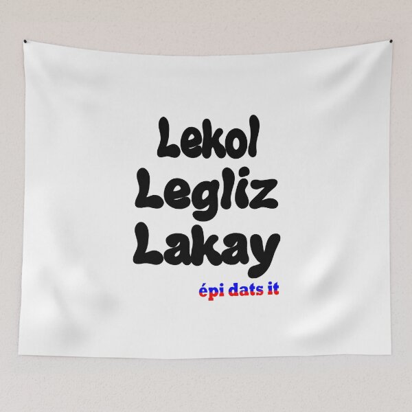 Item preview, Lekol legliz lakay Funny Haitian  designed and sold by gigipl7.