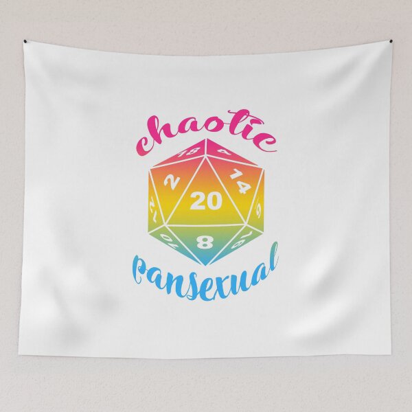 Item preview, Chaotic Pansexual Dungeons and Dragons Alignment designed and sold by ArielleJane.