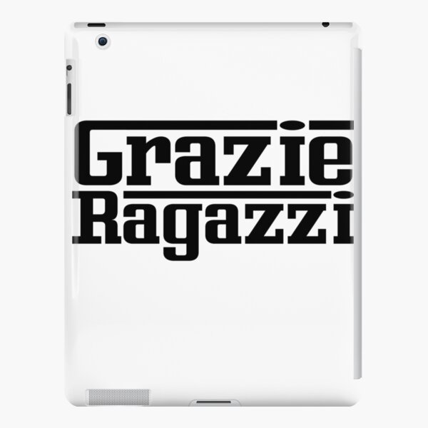 Grazie Ragazzi Check Black iPad Snap Case