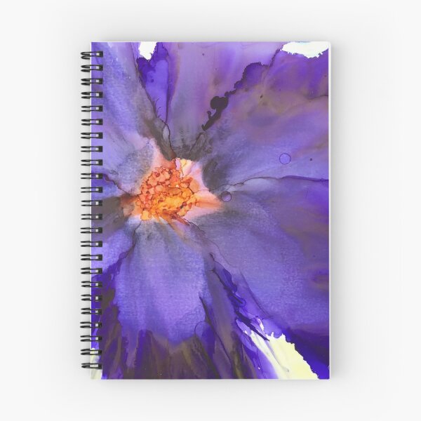 Item preview, Blue Violet Bloom in Alcohol Ink designed and sold by Jana M Gray.
