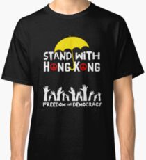 Hong Kong Yellow Umbrella Movement Freedom Democracy Protest Classic T-Shirt