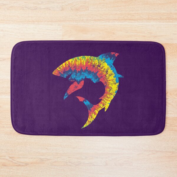 Item preview, Tie dye retro shark profile designed and sold by jodirm.