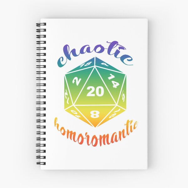 Item preview, Chaotic Homoromantic Gay Dungeons and Dragons Alignment designed and sold by ArielleJane.