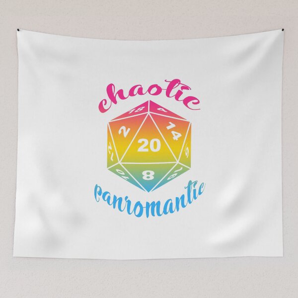 Item preview, Chaotic Panromantic Dungeons and Dragons Alignment designed and sold by ArielleJane.