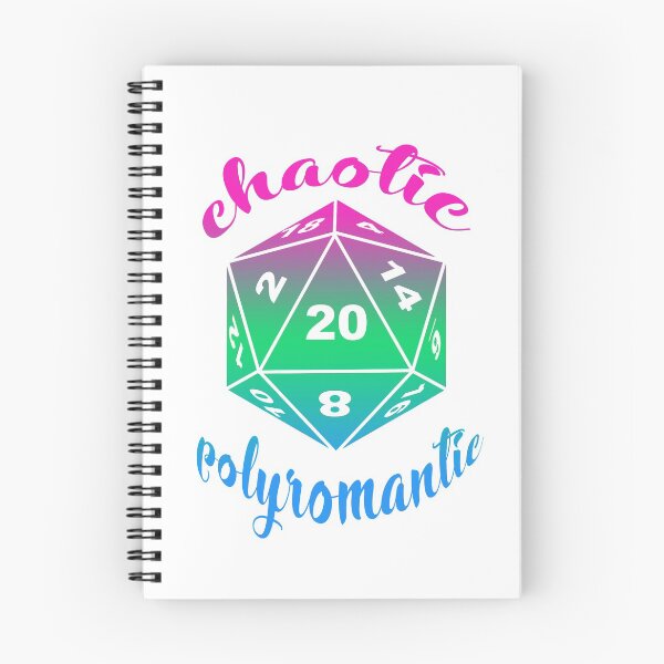 Item preview, Chaotic Polyromantic Dungeons and Dragons Alignment designed and sold by ArielleJane.