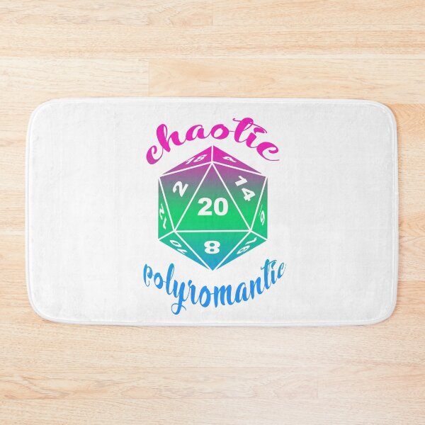Item preview, Chaotic Polyromantic Dungeons and Dragons Alignment designed and sold by ArielleJane.