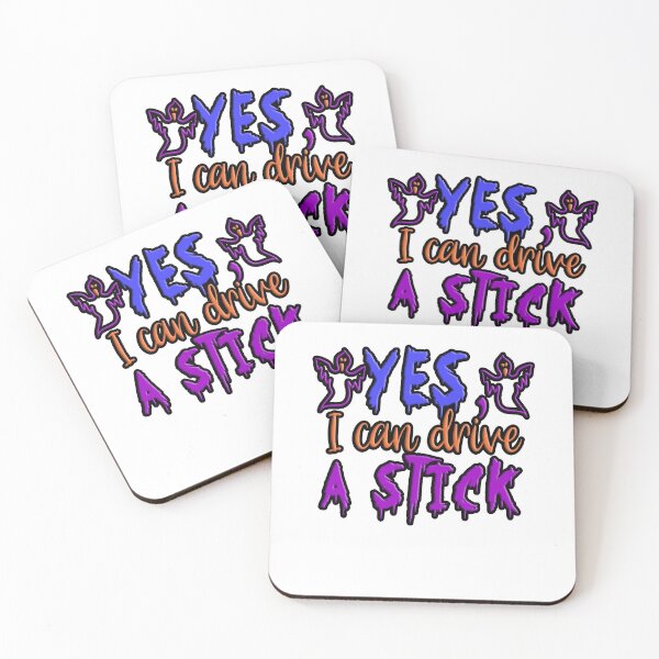 Item preview, Yes I Can Drive a Stick : Colorful Artistic Typography design designed and sold by Department61.