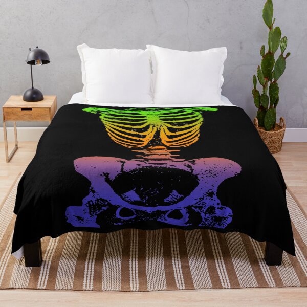 Item preview, Colorful Skeleton in Purple, Orange and Green designed and sold by Greenbaby.