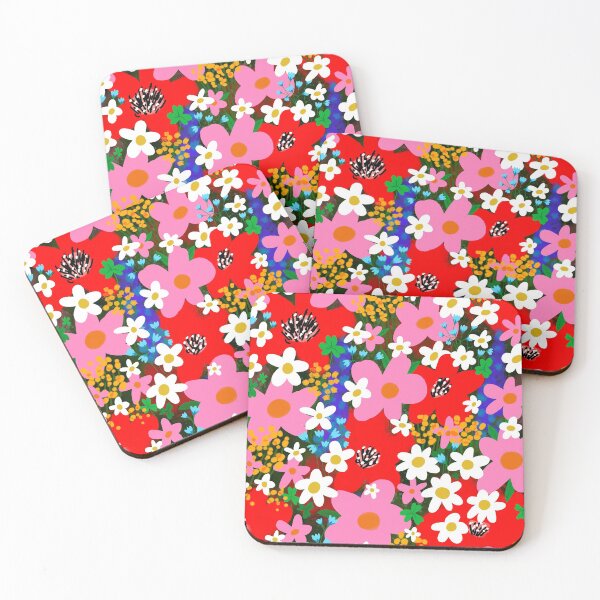 Flower Power! Coasters (Set of 4)