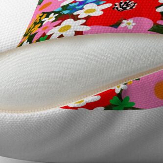 Alternate view of Flower Power! Floor Pillow