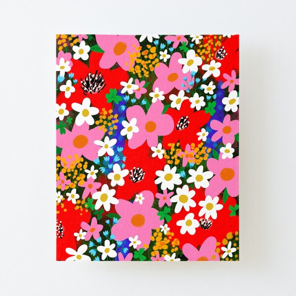 Flower Power! Canvas Mounted Print
