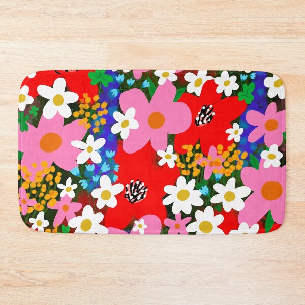 Flower Power! Bath Mat