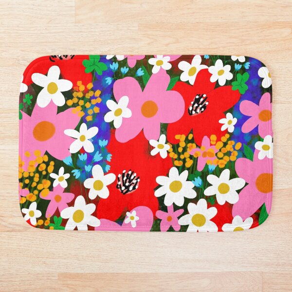 Flower Power! Bath Mat