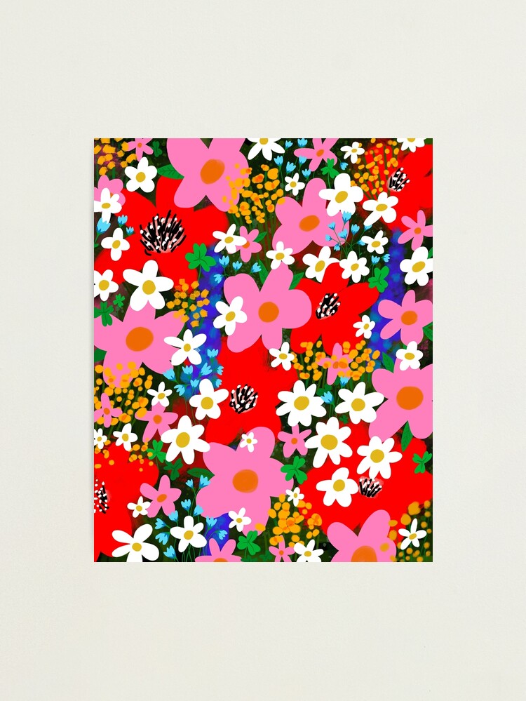 Thumbnail 2 of 3, Photographic Print, Flower Power! designed and sold by TheLoveShop.
