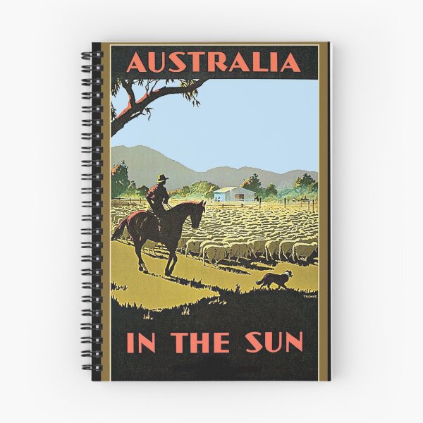 Item preview, Australia Vintage Travel Poster designed and sold by vintagevivian.