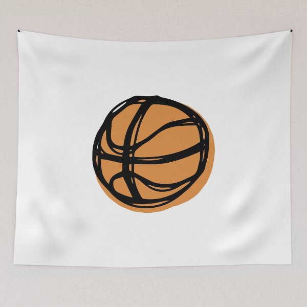 Item preview, Basketball Watercolor Sketch designed and sold by caleighrb.