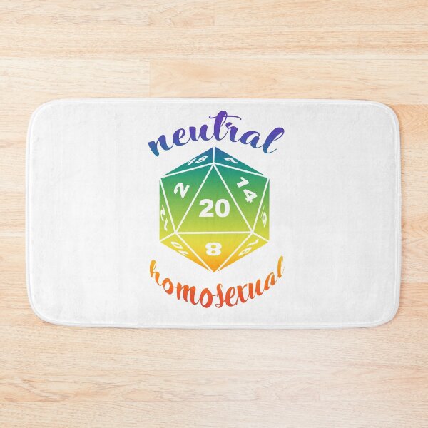 Item preview, Neutral Homosexual Gay Dungeons and Dragons Alignment designed and sold by ArielleJane.