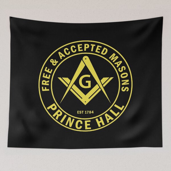 Aperçu de l'œuvre Franc-maçon Prince Hall F & AM Équerre et compas Masonic Prince Hall créée et vendue par MasterMasonMade.