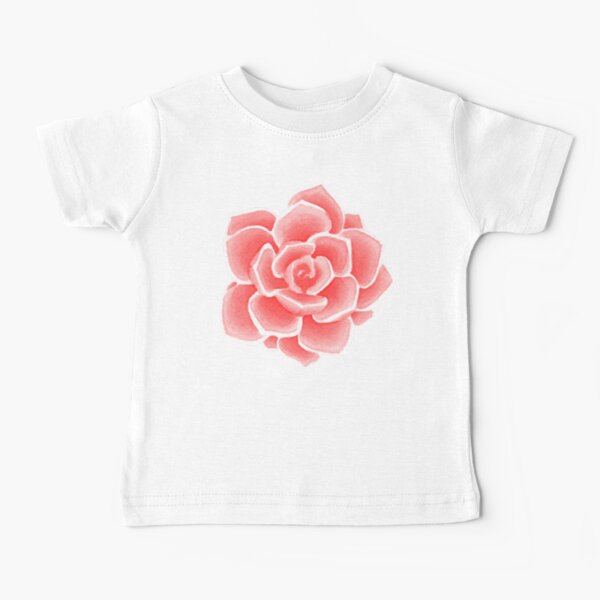 Succulent Flower (Red Edit) Baby T-Shirt